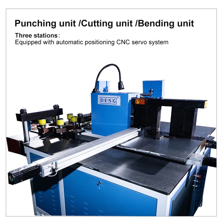 3 In 1 Automatic Positioning Cnc Copper Busbar Machine